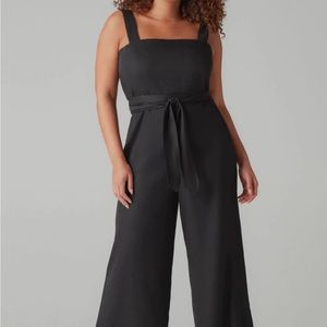 VETTA CAPSULE Black Apron Jumpsuit (Discontinued)